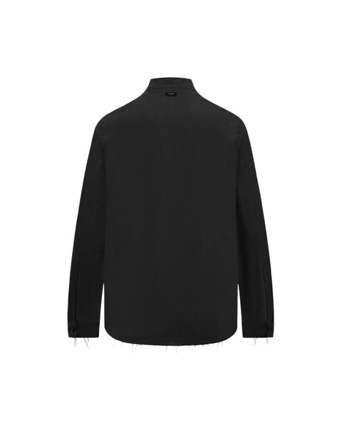 [ACCEPTANCE] DRAPED STAND-COLLAR SHIRT