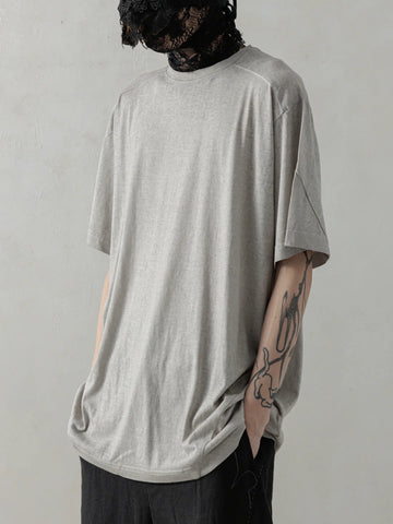 FADED TEE - COLD DYED LIGHT GREY