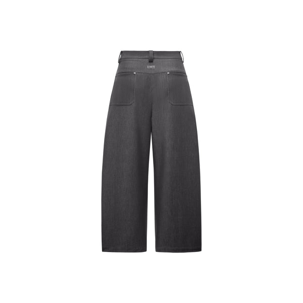 [RESET] PLEATED TROUSER - ASH GREY