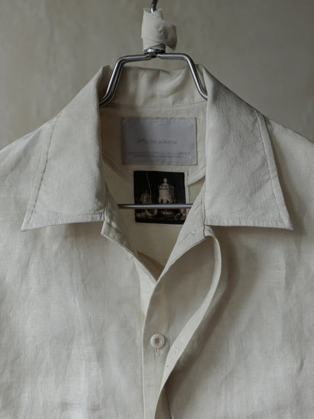 Forgotten Materials || ASYMMETRIC SHIRT - BEIGE