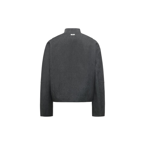 [RESET] ZIP-UP JACKET - ASH GREY