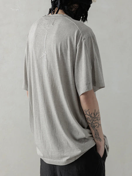 FADED TEE - COLD DYED LIGHT GREY