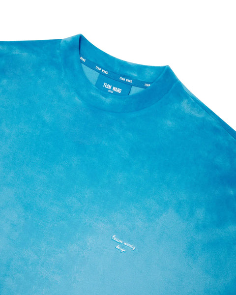 "STAY FOR THE NIGHT" EXTRA-OVERSIZED TEE - BLUE