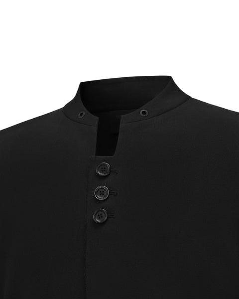 [ACCEPTANCE] STAND-COLLAR SUIT JACKET