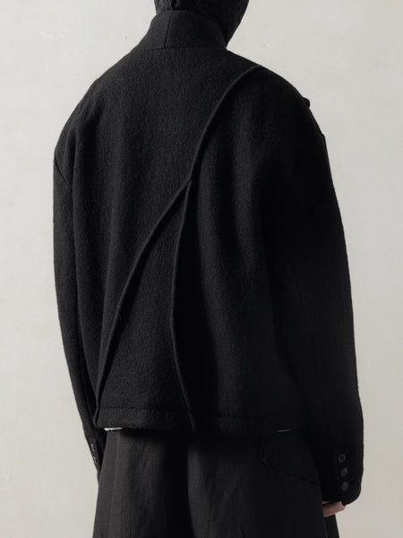 FELTED WOOL BLAZER