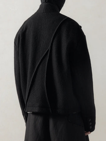 FELTED WOOL BLAZER