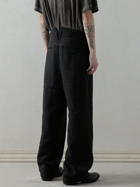 SHEER PANTS - BLACK