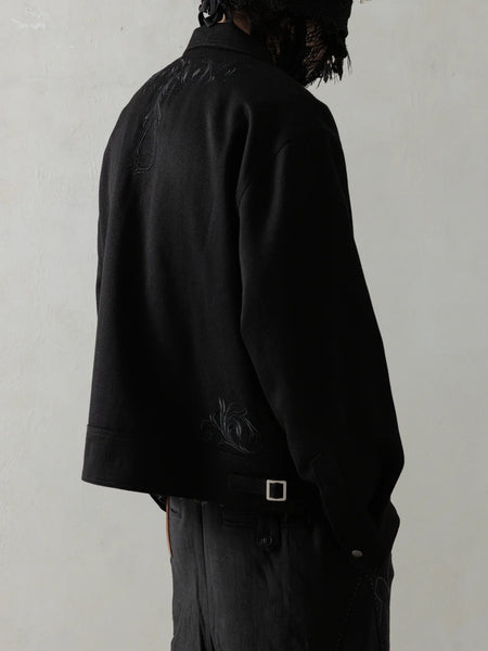 EMBROIDERED SHEER JACKET