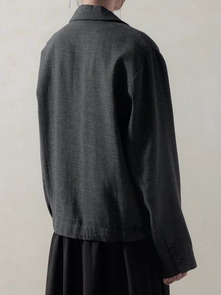 DOUBLE-BREASTED SHORT JACKET