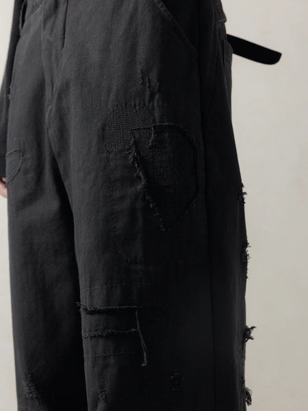 DISTRESSED WORK PANTS