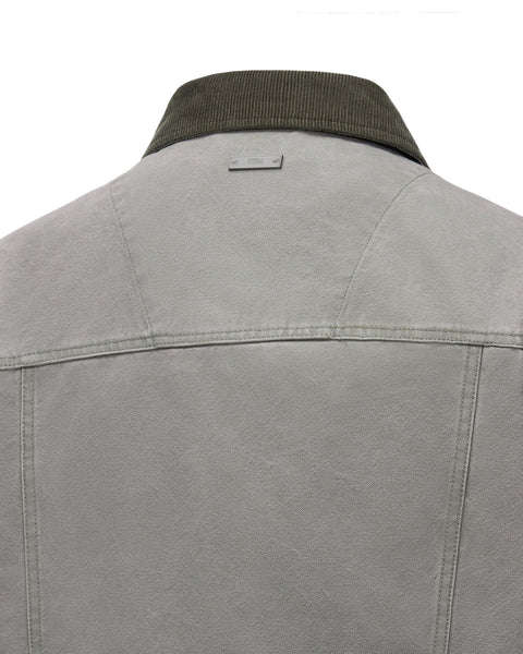 [RESET] PATCHWORK WASHED JACKET - WASHED GRAVEL
