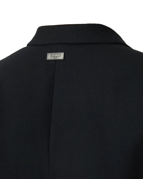 "CHOICES" CASUAL SUIT JACKET - BLACK