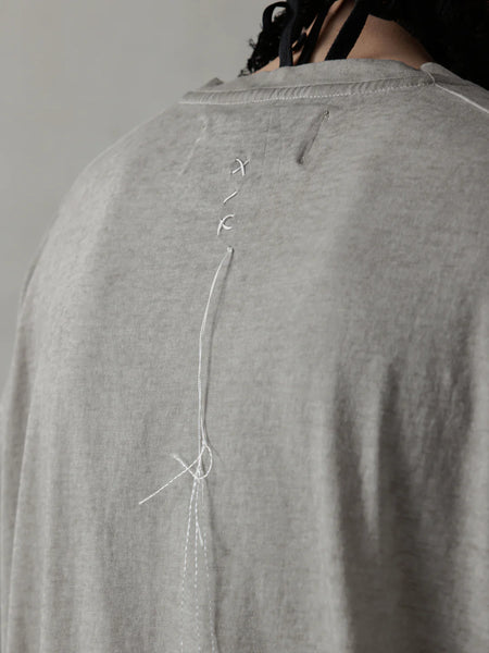 FADED TEE - COLD DYED LIGHT GREY