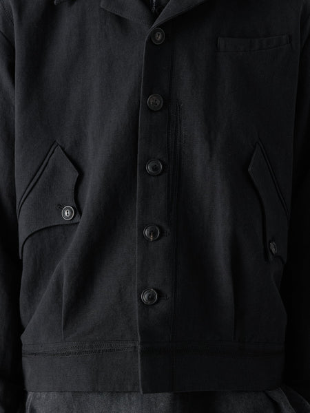 "WIP" JACKET - BLACK