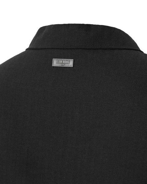 TEAM WANG design "CHOICES" HERRINGBONE SHIRT