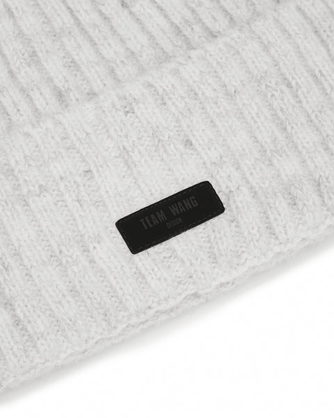 [ACCEPTANCE] EARS KNIT BEANIE - WHITE