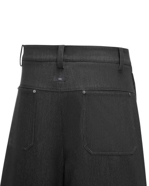 [RESET] PLEATED TROUSER - ASH GREY