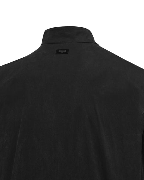 [ACCEPTANCE] DRAPED STAND-COLLAR SHIRT