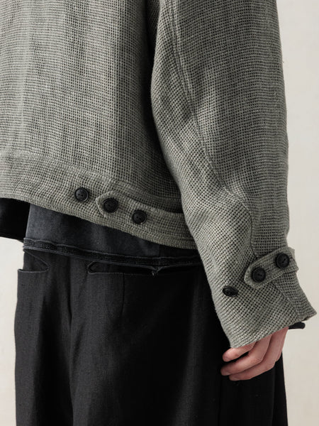 MESH BOMBER - GREY