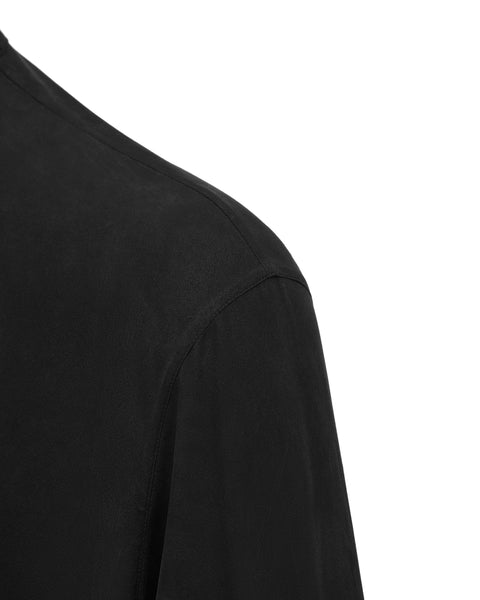 [ACCEPTANCE] DRAPED STAND-COLLAR SHIRT