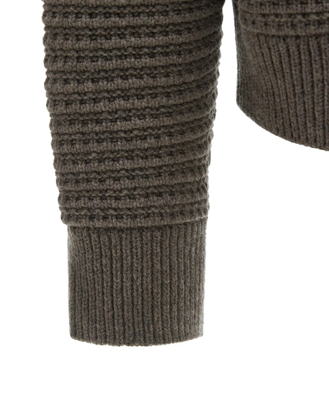 [RESET] V-NECK CARDIGAN - TAUPE