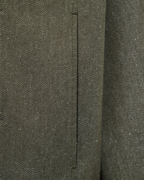 [RESET] ZIP-UP JACKET - DARK MOSS GREEN