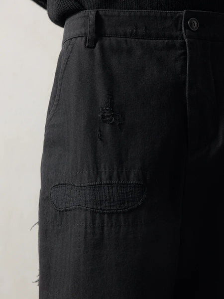 DISTRESSED WORK PANTS