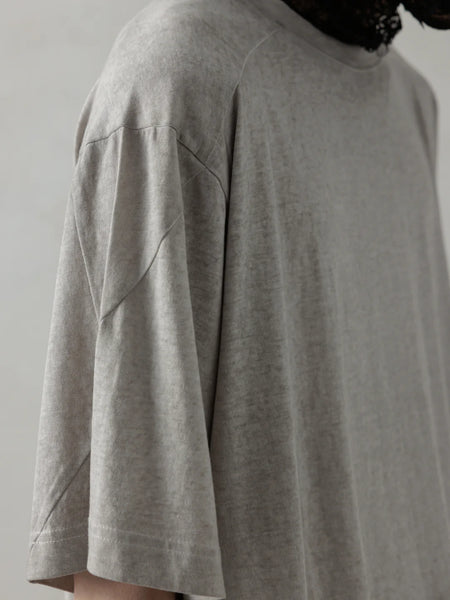 FADED TEE - COLD DYED LIGHT GREY
