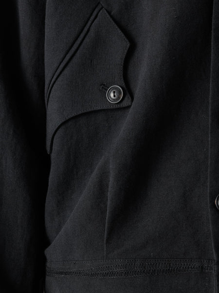 "WIP" JACKET - BLACK