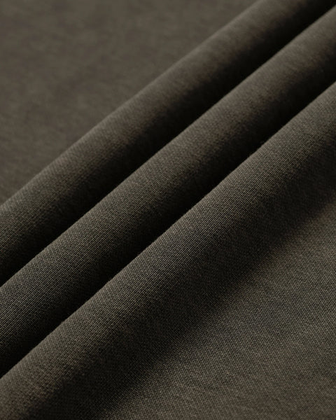 [RESET] WASHED CREW-NECK SWEATSHIRT - WASHED DARK MOSS GREEN