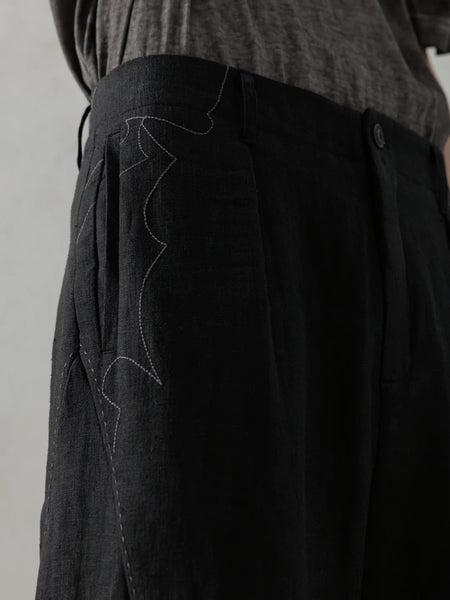 SHEER PANTS - BLACK
