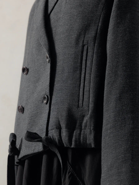 DOUBLE-BREASTED SHORT JACKET