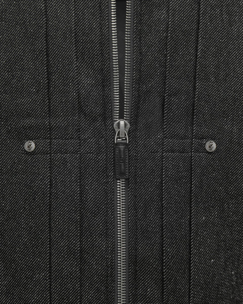 [RESET] ZIP-UP JACKET - ASH GREY