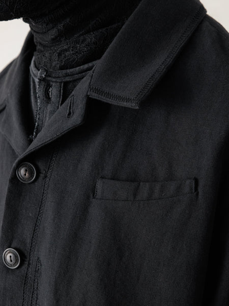 "WIP" JACKET - BLACK