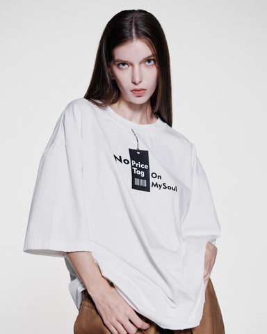 PRICE TAG TEE - WHITE