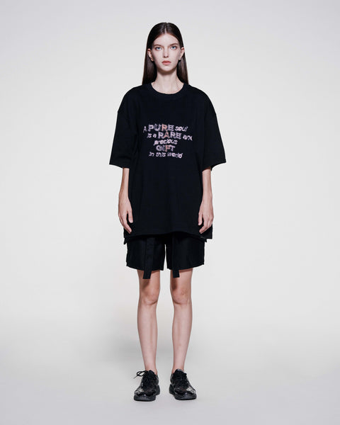 PINK SLOGAN TEE