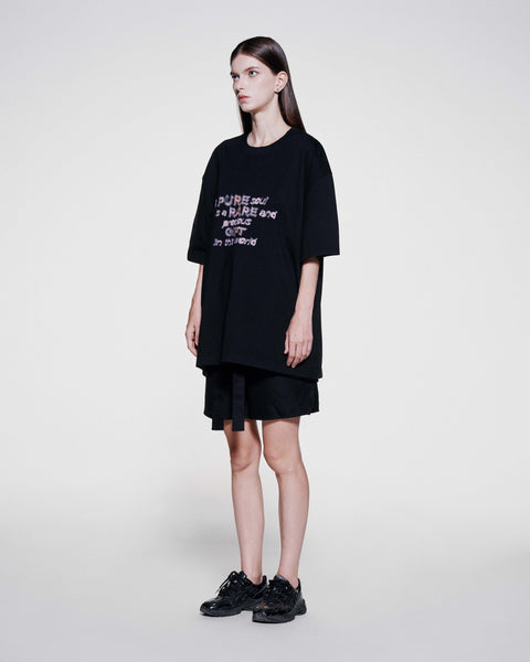 PINK SLOGAN TEE