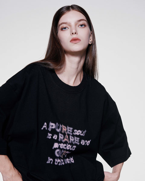 PINK SLOGAN TEE