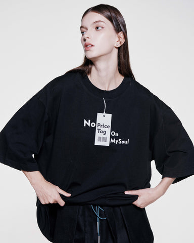 PRICE TAG TEE - BLACK