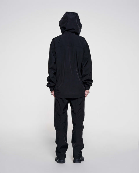 LOGO-EMB. PANNELED SHELL TRACK JACKET