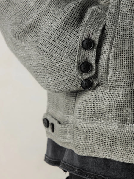 MESH BOMBER - GREY