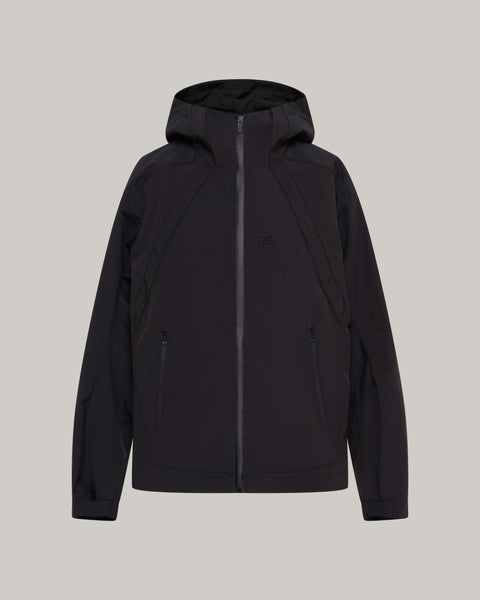 LOGO-EMB. PANNELED SHELL TRACK JACKET