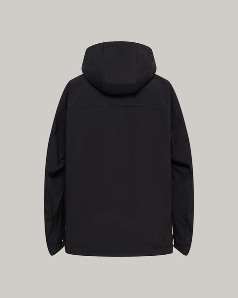LOGO-EMB. PANNELED SHELL TRACK JACKET