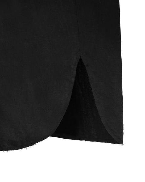 [ACCEPTANCE] DRAPED STAND-COLLAR SHIRT