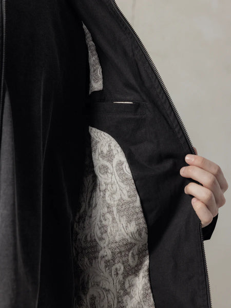 DRAWSTRING COACH JACKET