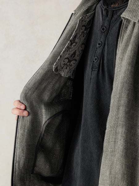 MESH BOMBER - GREY