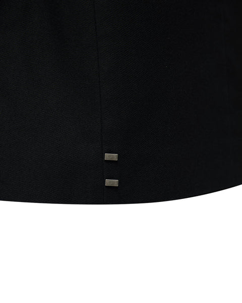 "CHOICES" CASUAL SUIT JACKET - BLACK