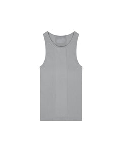 I SEE THE LIGHTS RIBBED TANK TOP - ULTIMATE GREY