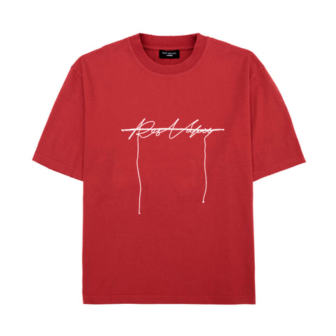 "CURED" EMBROIDERED LOGO TEE