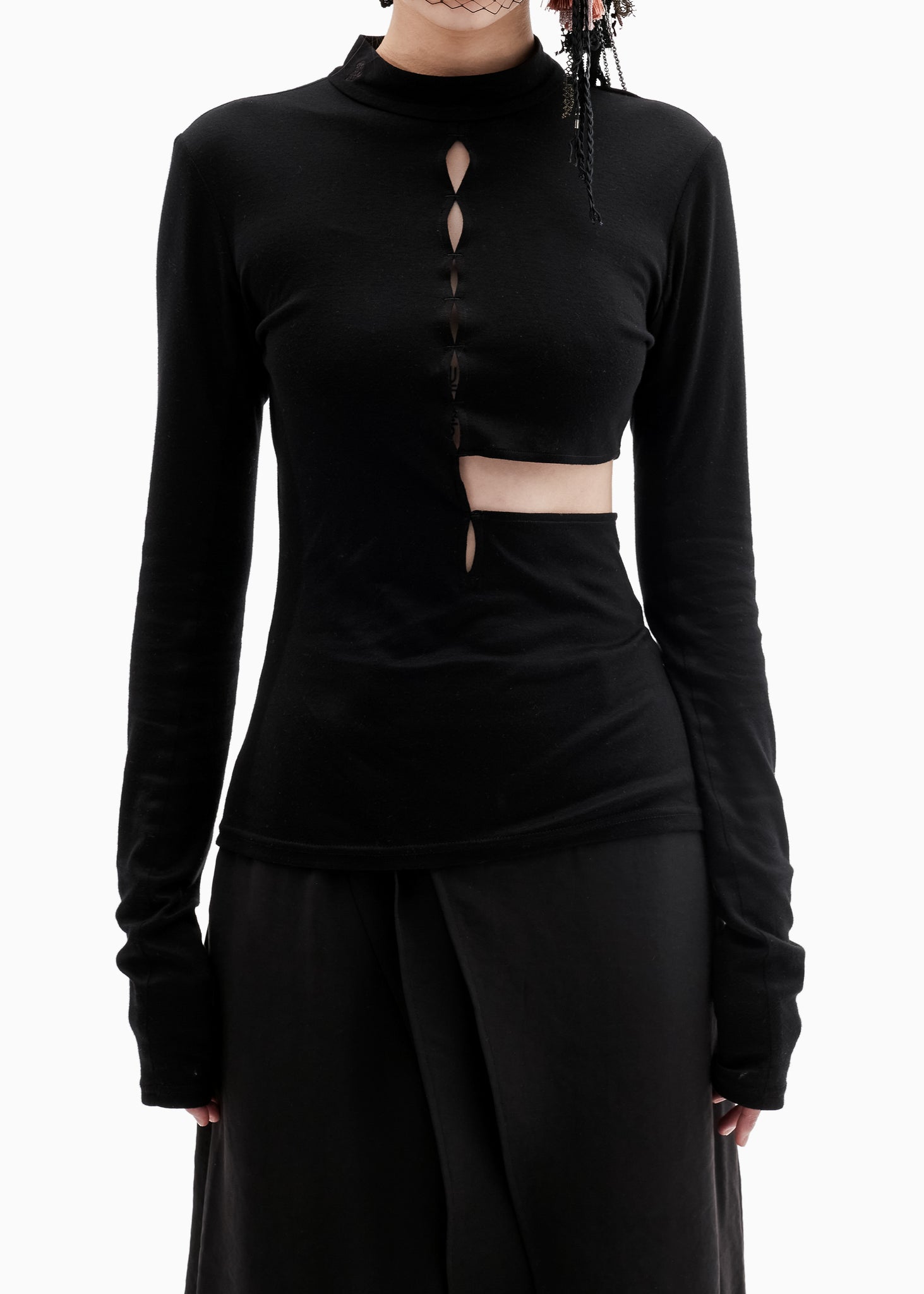 CUT-OUT FITTED TOP